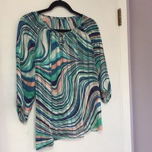 Soyaconcept Sheer Blouse 3/4 Sleeves